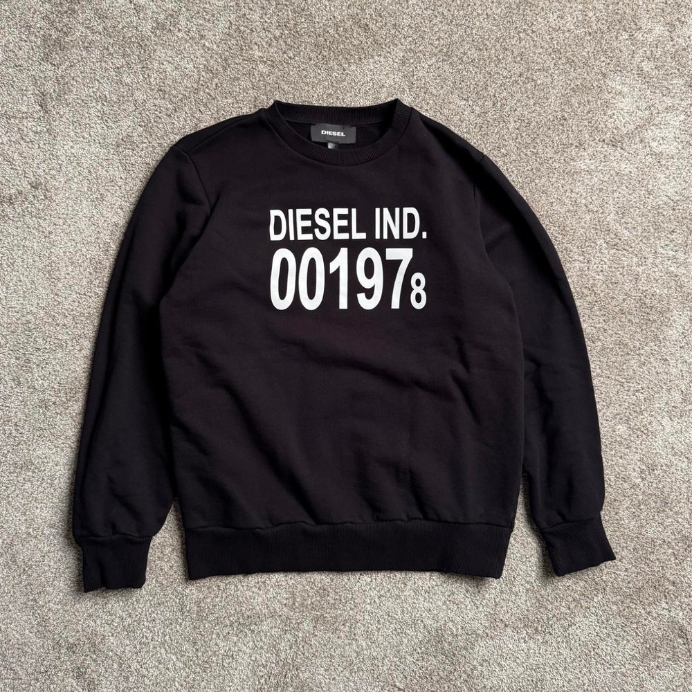 BLACK DIESEL "NUMBERS" SWEATSHIRT